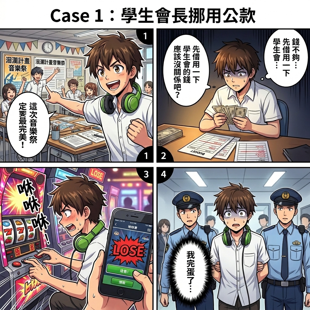 挪用公款漫畫