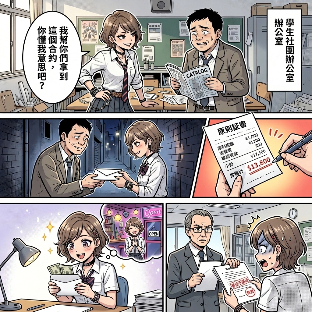 收取回扣漫畫