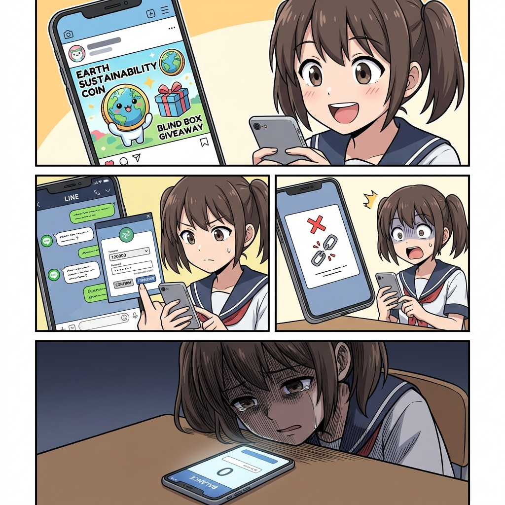 盲盒詐騙漫畫